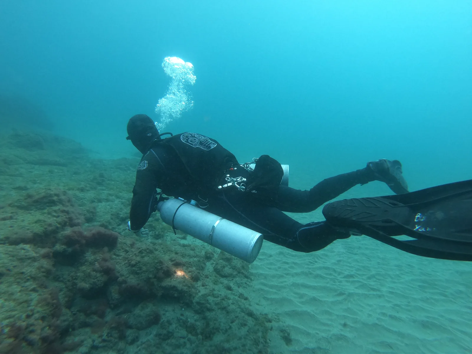 Buceo sidemount en Gran Canaria