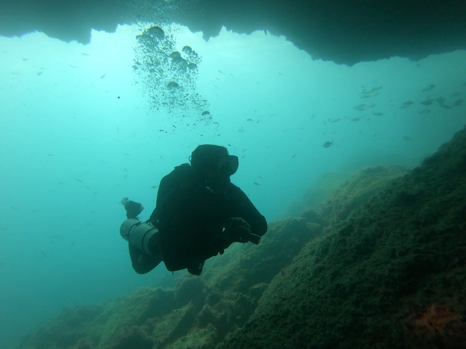 Buceo sidemount en Gran Canaria