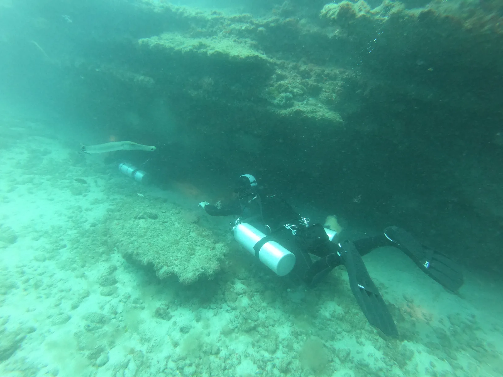 Buceo sidemount en Gran Canaria