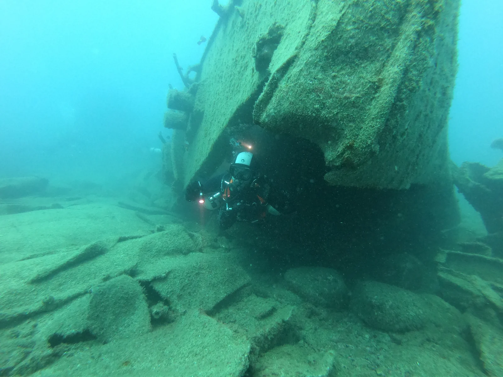 Buceo sidemount en Gran Canaria